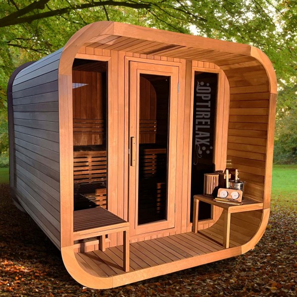 Outdoor Sauna OPTIRELAX® HOTSTONE TH1+