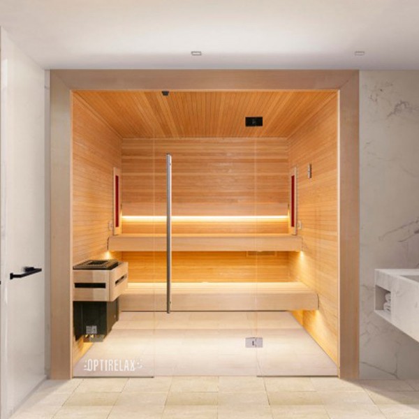 Luxus Sauna & Infrarot - OPTIRELAX DK Clean-Inf