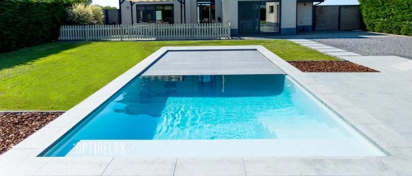 Luxus Garten Swimmingpool mit Roll P110