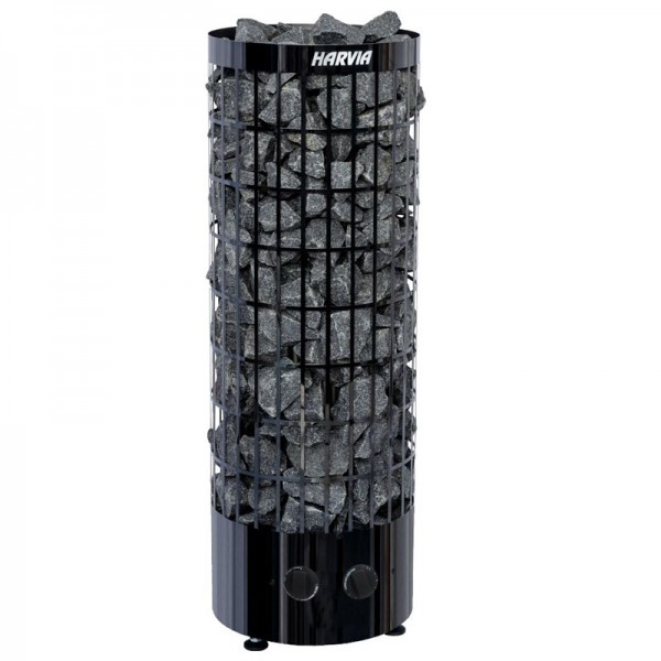 Sauna Turm Ofen - Cilindro Black