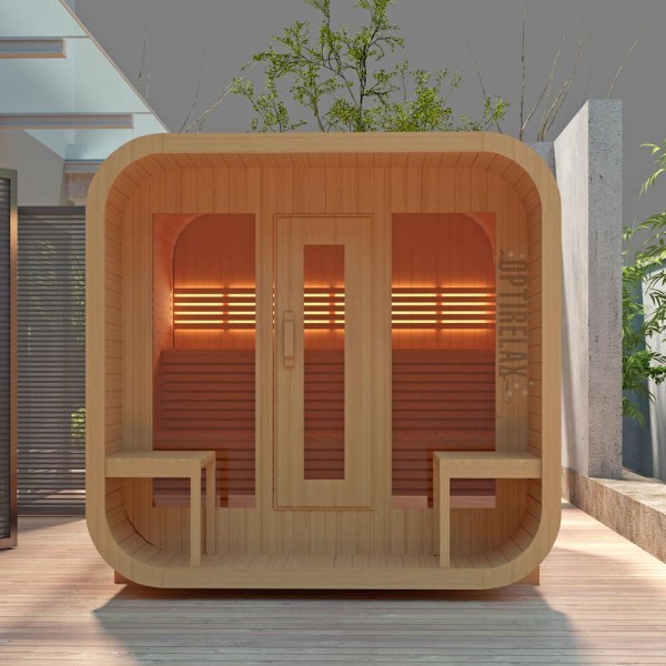 Outdoor Sauna OPTIRELAX® HOTSTONE TH1+