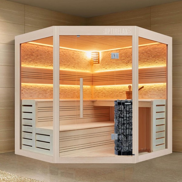 Eck-Sauna - OPTIRELAX® Modern Corner
