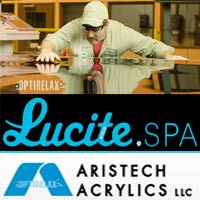 Lucite-und-Aristech-Whirlpool  Acryl Wanne