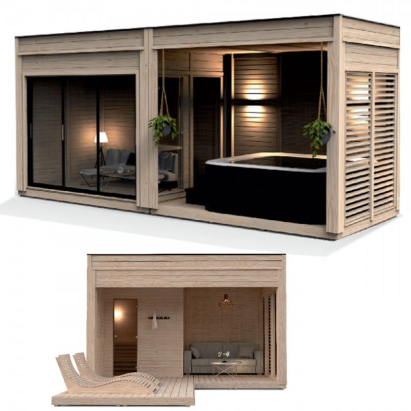 Gartenhaus - Sauna/Whirlpool - etc. WP-ROOM IND1