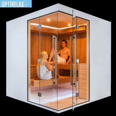 Luxus Sauna IND-White