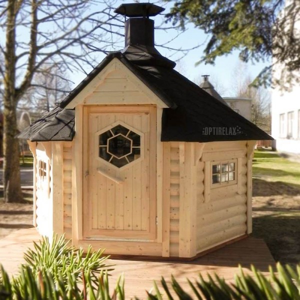 Mini Kota-Grill-Sauna Hütte K4
