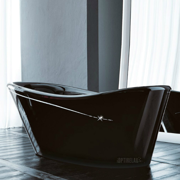 Freistehende Luxus Badewanne GT-B-FNI schwarz